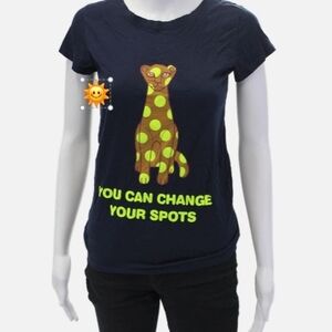 Marc By Marc Jacobs Navy Graphic Tee